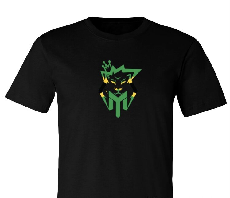 Yaadman Black Jamaican Lion Tee