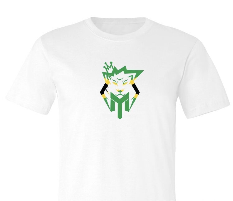 Yaadman White Jamaican Lion Tee