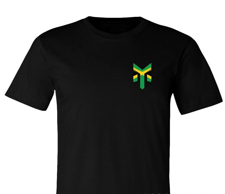 Black Yaadman YM & Lion Jamaican Tee