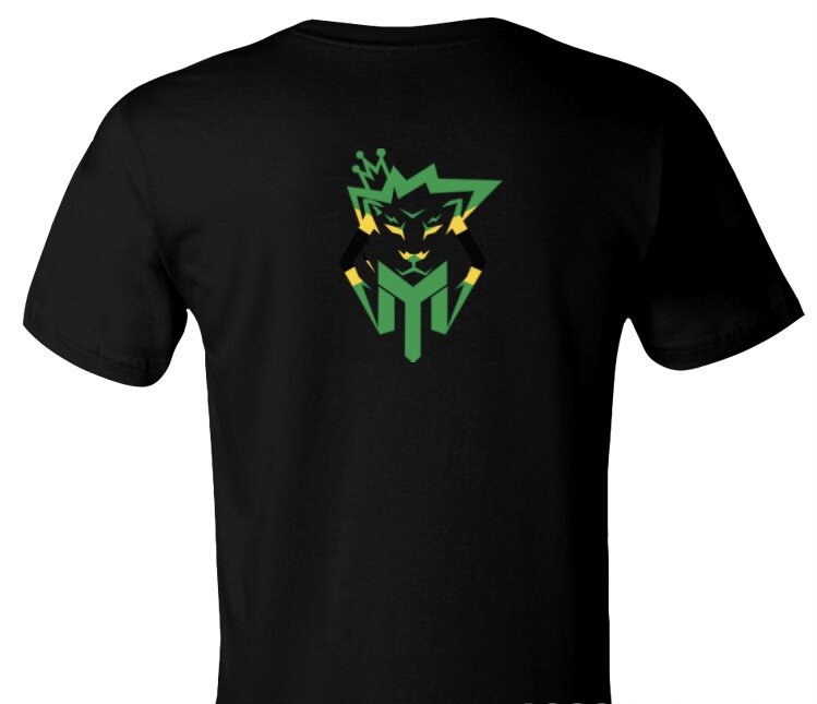 Black Yaadman YM & Lion Jamaican Tee